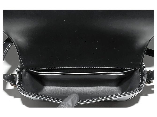 Borsa a spalla in pelle con logo Burberry 8067035 Nero - vista 4