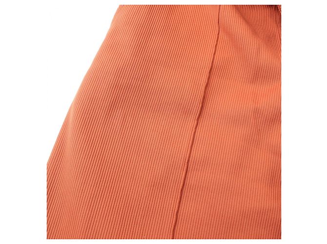 Pantalones de algodón Hermès Castaño - vista 7
