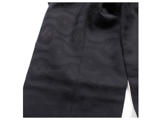 Wollhose Monogram Wave von Louis Vuitton Blau Marineblau - Ansicht 10