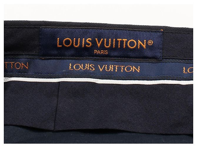 Wollhose Monogram Wave von Louis Vuitton Blau Marineblau - Ansicht 3