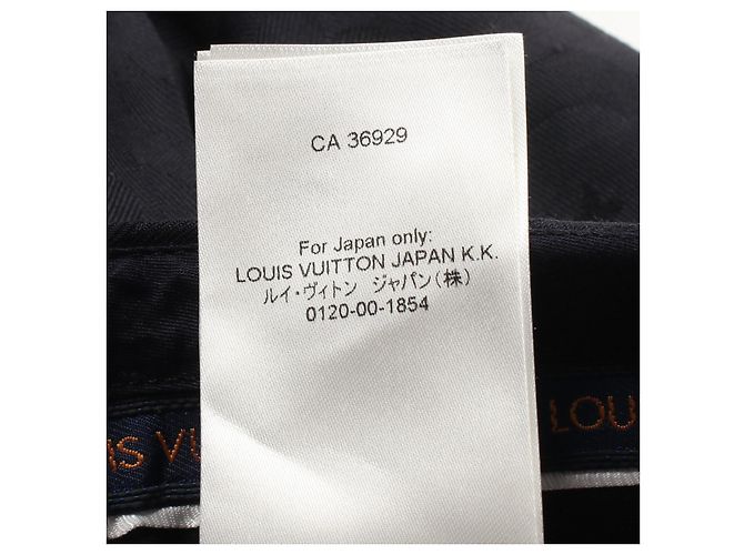 Wollhose Monogram Wave von Louis Vuitton Blau Marineblau - Ansicht 4