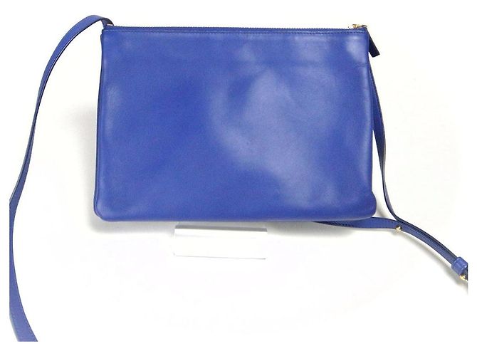 Céline Borsa a Spalla Trio in Pelle di Vitello Celine Porpora - vista 2
