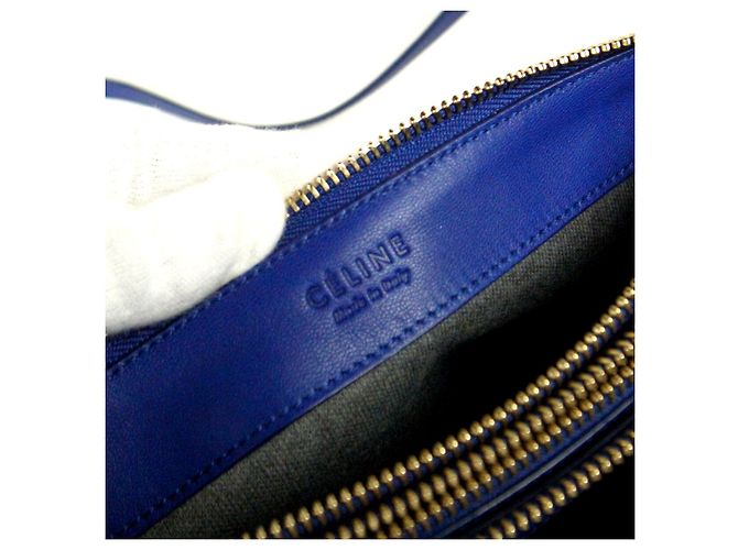 Céline Borsa a Spalla Trio in Pelle di Vitello Celine Porpora - vista 7