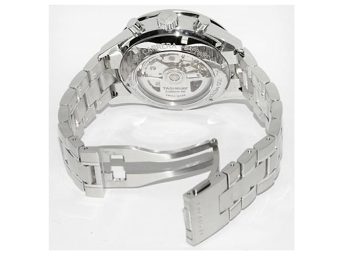 Orologio Cronografo Carrera con quadrante blu Tag Heuer CV2015-3 - vista 2