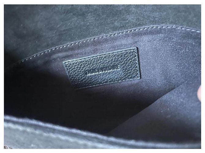 Zadig & Voltaire Pochette in Suede con Frange Rock 2025 Nero - vista 7