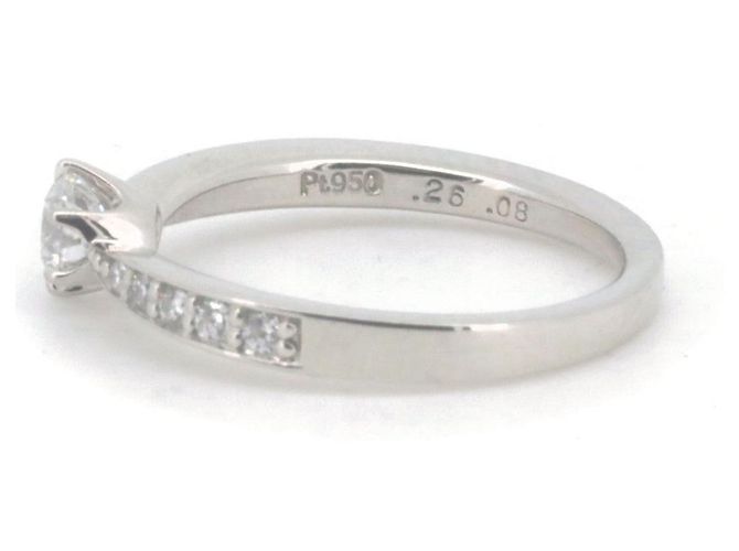 Autre Marque Lazare Diamond PT950 Diamantring Silber - Ansicht 3