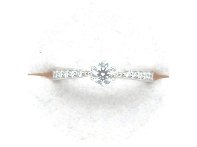 Autre Marque Lazare Diamond PT950 Diamantring Silber - Ansicht 6