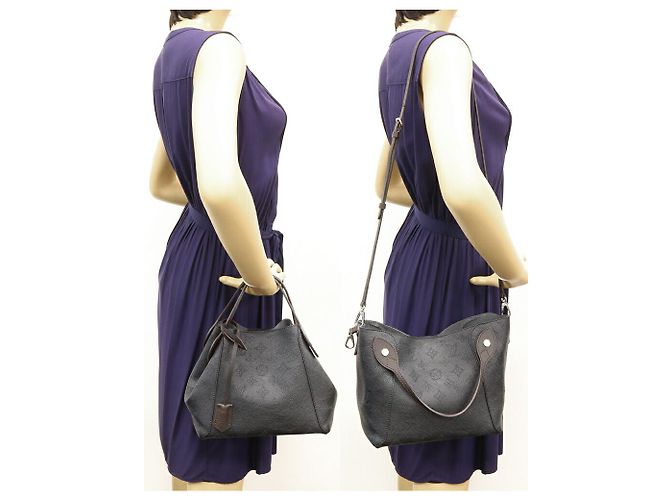 Borsa 2 in 1 Mahina Hinapm M54350 di Louis Vuitton Nero Marrone scuro - vista 2