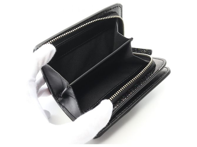 Billetera compacta J Mark con glitter recubierto Marc Jacobs - vista 3