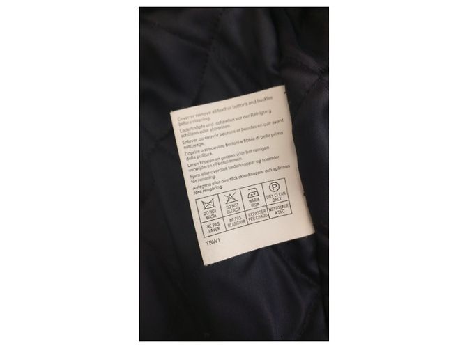 Cappotto 3/4 Thomas Burberry Blu navy - vista 4