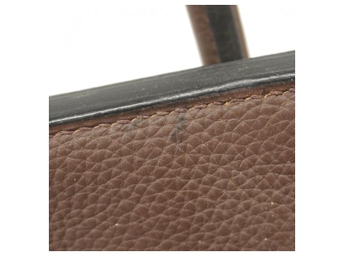 Borsa Hermès Birkin 40 Togo Havana Marrone - vista 16