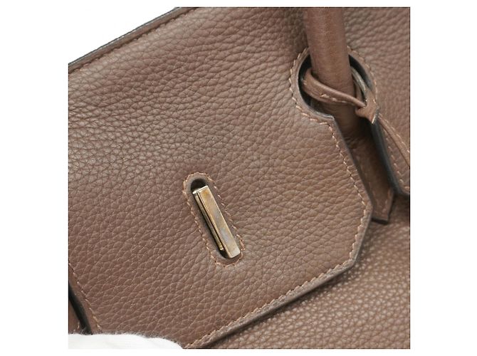 Borsa Hermès Birkin 40 Togo Havana Marrone - vista 19