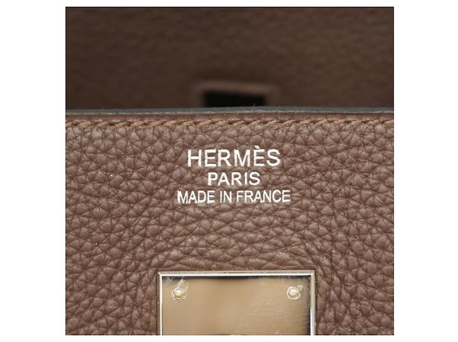 Borsa Hermès Birkin 40 Togo Havana Marrone - vista 5