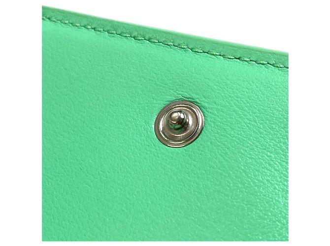 Cartera Tri-fold Tiny Intrecciato Bottega Veneta Verde - vista 9