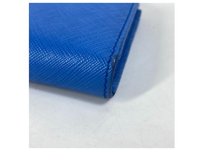 Cartera larga de cuero azul Salvatore Ferragamo - vista 7