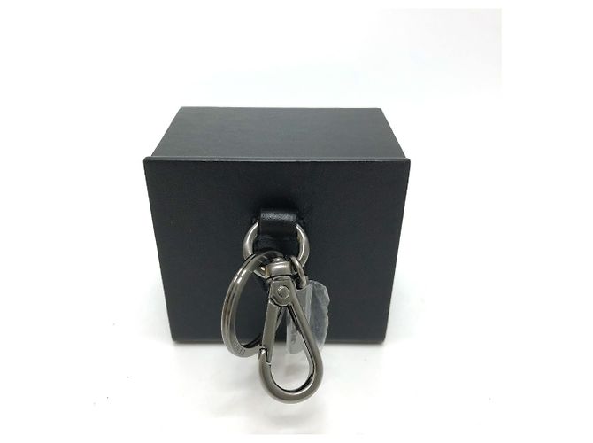 Portachiavi Mini Box Charm Logo Fendi 7AR894 Nero - vista 2