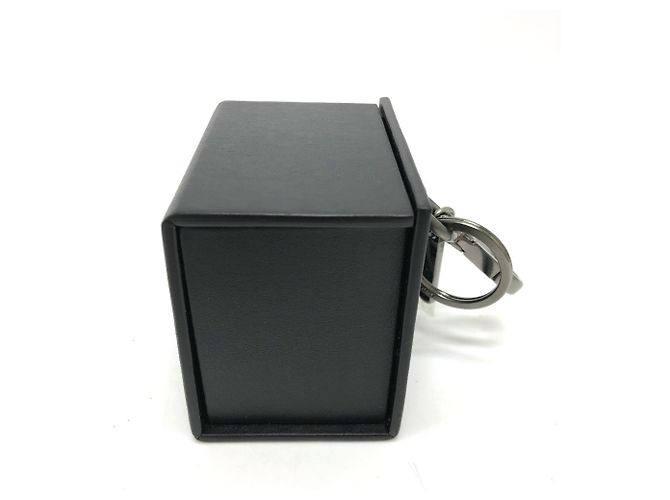 Portachiavi Mini Box Charm Logo Fendi 7AR894 Nero - vista 3