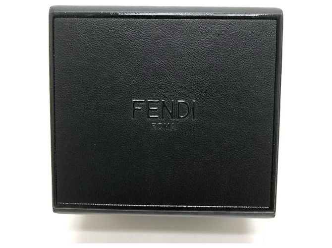 Portachiavi Mini Box Charm Logo Fendi 7AR894 Nero - vista 4