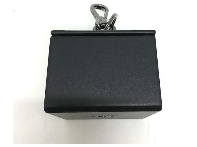 Portachiavi Mini Box Charm Logo Fendi 7AR894 Nero - vista 5