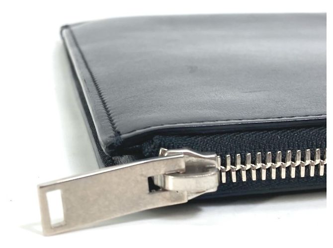 Clutch de couro preto Yves Saint Laurent - vista 6