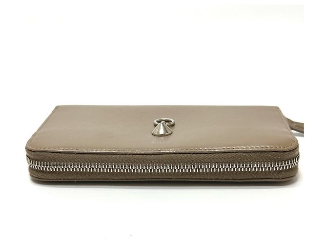 Fendi 8M0299 Portafoglio Lungo con Zip By the Way Beige - vista 7