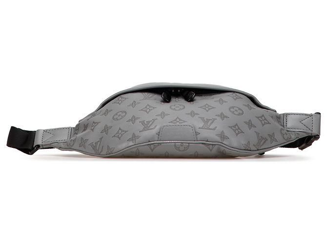 Bumbag Discovery Monogram Shadow grigio Louis Vuitton Marrone - vista 3