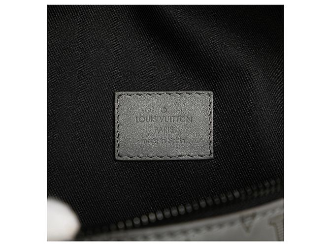 Bumbag Discovery Monogram Shadow grigio Louis Vuitton Marrone - vista 5