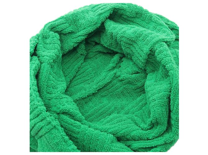 Grüner Handtuch-Einkaufsbeutel von Bottega Veneta - Ansicht 3