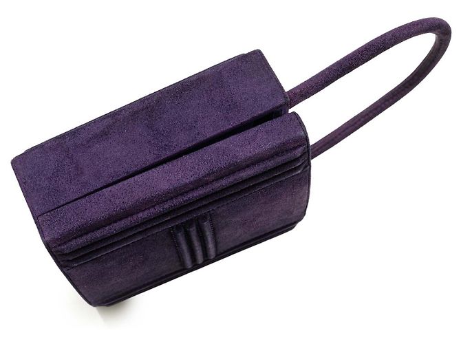 Borsa Hermès Kelly Cadena Mini Doblis viola Porpora - vista 9