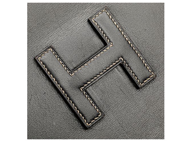 Hermès Scatola Nera in Vitello Jige 29 Nero - vista 7