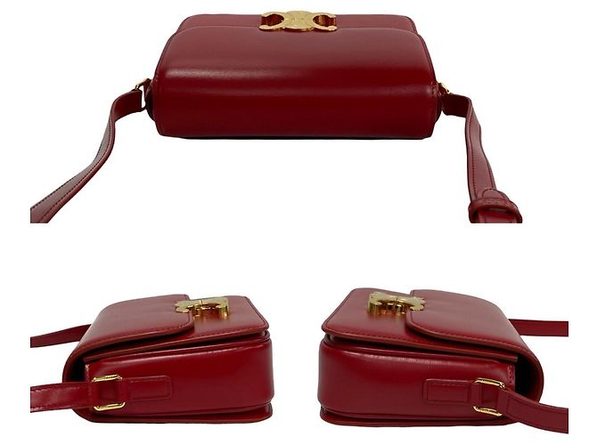 Céline Borsa a Spalla Mini Triomphe Teen di Celine Rosso - vista 5