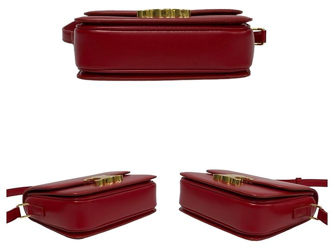 Céline Borsa a Spalla Mini Triomphe Teen di Celine Rosso - vista 6