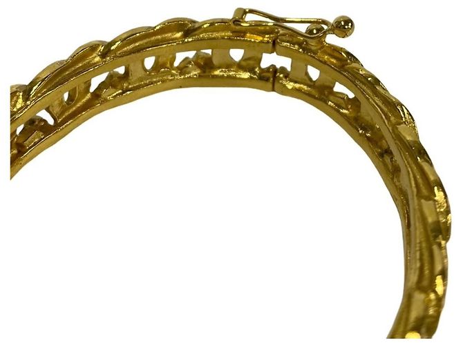 Bracciale rigido placcato oro Chanel 95A D'oro - vista 3