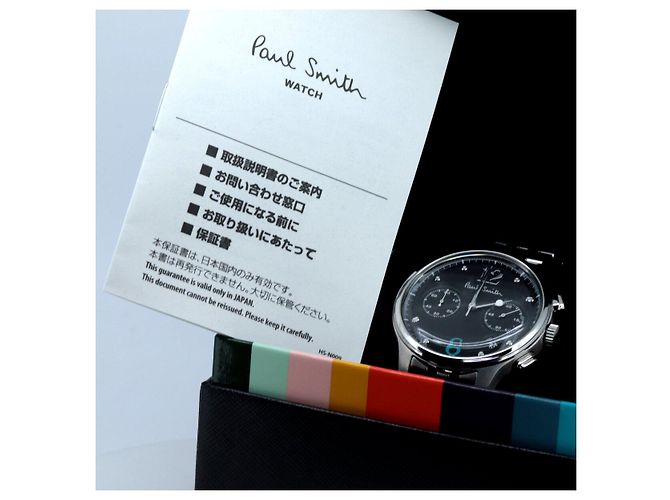 Paul Smith City Classic Edelstahl-Uhr Schwarz - Ansicht 5