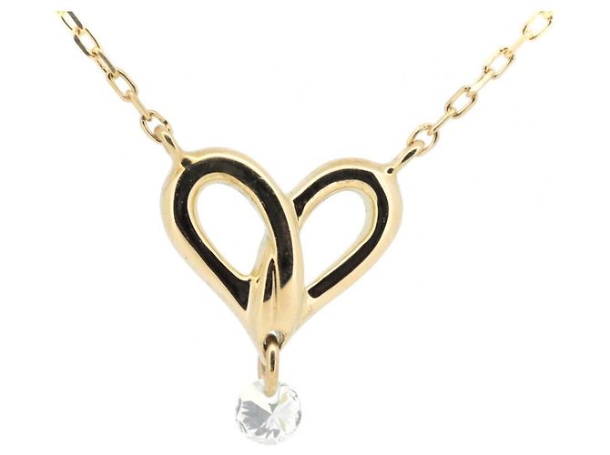 Autre Marque Collana AHKAH Fil Rouge Heart Petit Sway Au750 - vista 4
