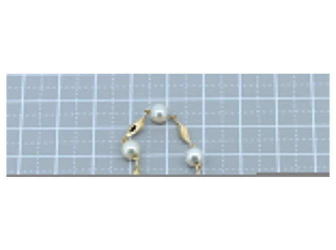 Bracciale in perle Mikimoto Au750 - vista 3