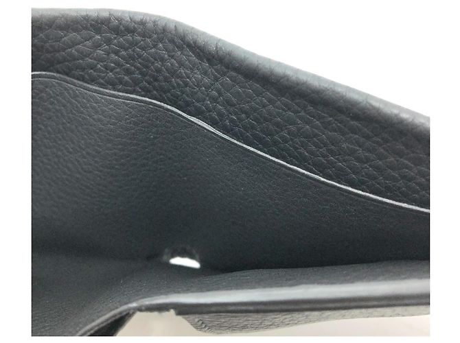 Burberry Bi-Fold Leather Wallet Black - view 13