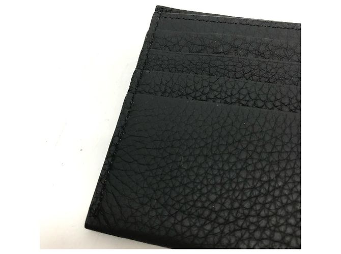 Burberry Bi-Fold Leather Wallet Black - view 9