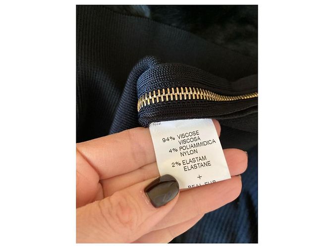 2003 / 2004 Gucci schwarzer Pelzpullover/Oberteil neu mit Etikett - Ansicht 12