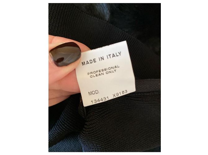 2003 / 2004 Gucci schwarzer Pelzpullover/Oberteil neu mit Etikett - Ansicht 13