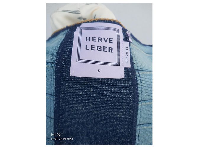 Autre Marque Harper Indigo Bandage Jacke Hellblau - Ansicht 3