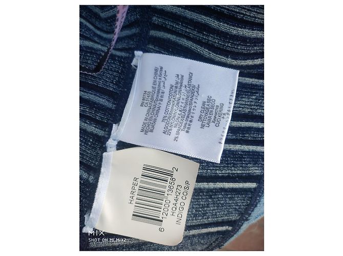Autre Marque Harper Indigo Bandage Jacke Hellblau - Ansicht 4