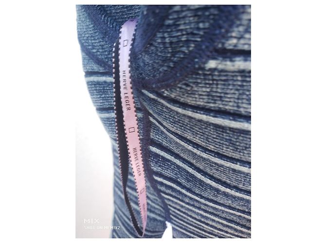 Autre Marque Harper Indigo Bandage Jacke Hellblau - Ansicht 5