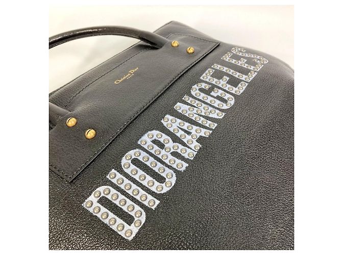 Borsa a Spalla DIORANGELS di Christian Dior Nero - vista 8