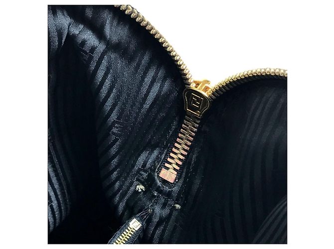 Fendi Email Chameleon 2-Wege Schultertasche Schwarz - Ansicht 14