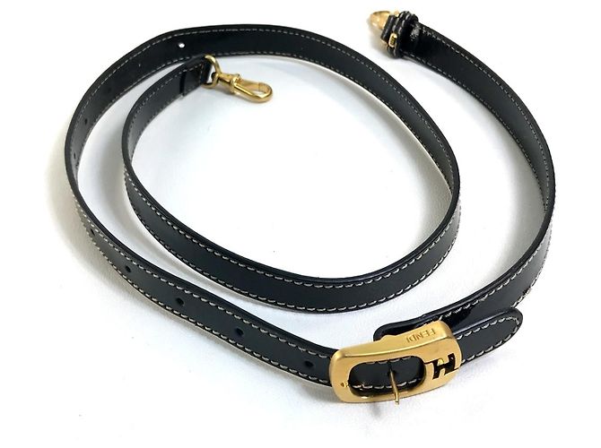 Fendi Email Chameleon 2-Wege Schultertasche Schwarz - Ansicht 16