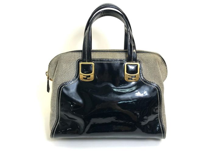 Fendi Email Chameleon 2-Wege Schultertasche Schwarz - Ansicht 2