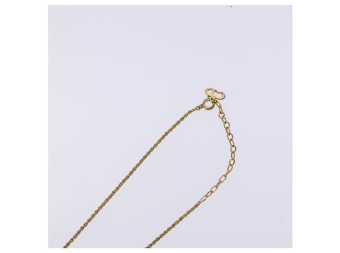 Collana Christian Dior metallo oro Auth sw1371 D'oro - vista 6