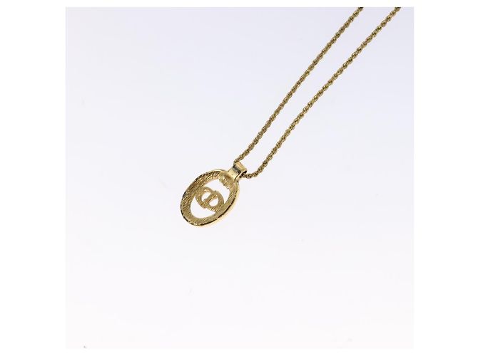 Collana Christian Dior metallo oro Auth sw1371 D'oro - vista 9
