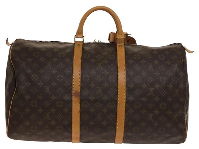 LOUIS VUITTON Borsa Boston Monogram Keepall 55 M41424 LV Auth 138586 Monogramma - vista 3
